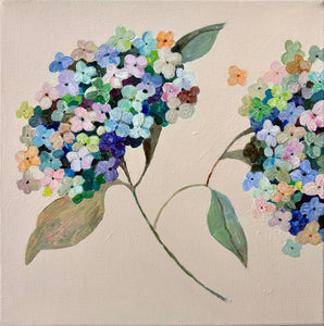 Blue Hydrangeas - Original Artwork