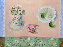 Load image into Gallery viewer, &#39;Daffodils and Pears&#39; Original Artwork
