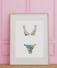 Load image into Gallery viewer, Faraway Meadow bikini print
