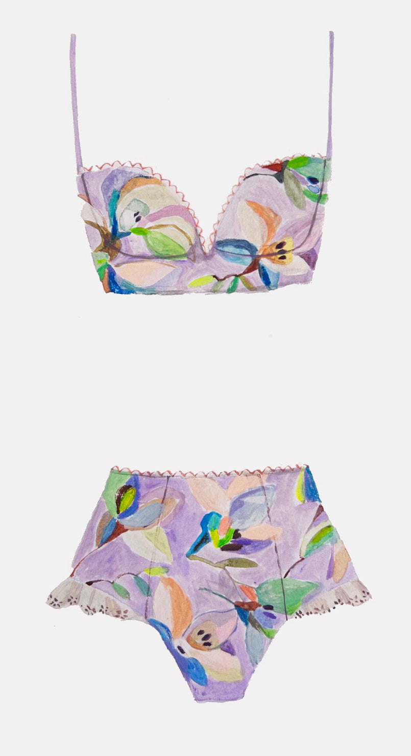 Flourish bikini print