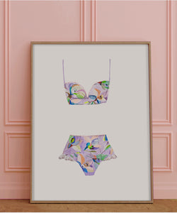 Flourish bikini print