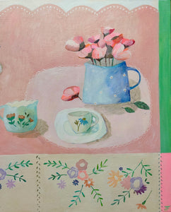 'Strawberry Teatime' Original Artwork